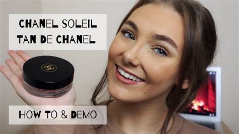 best way to apply soleil tan de chanel|soleil tan de chanel.